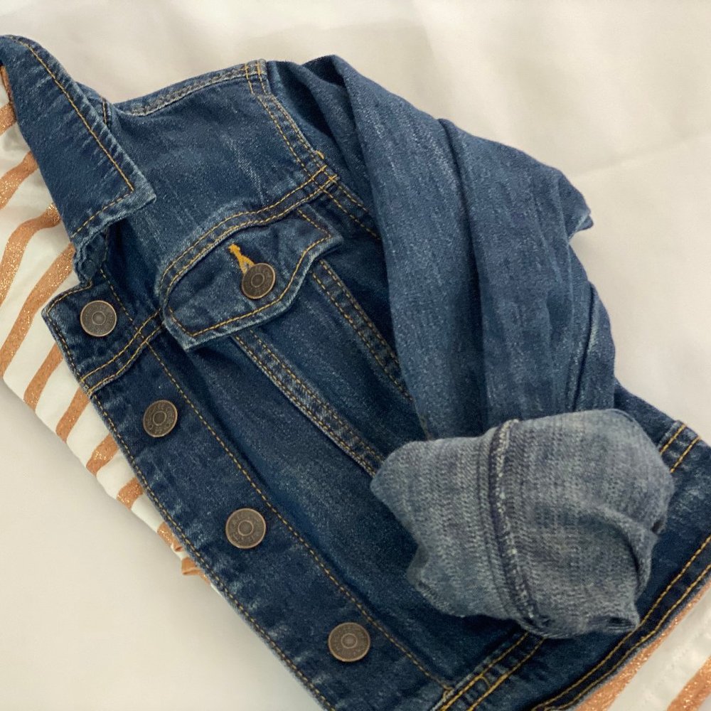 🌸 SALE 📦 3x$10 CHEROKEE  Girls Jean summer Jacket S/P 6/6x